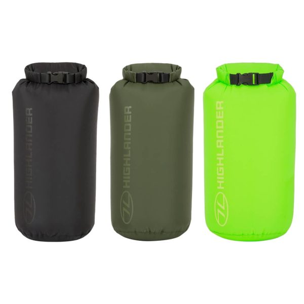Highlander Dry Bag 8 liter – Vandtæt rulletop design – Tasker