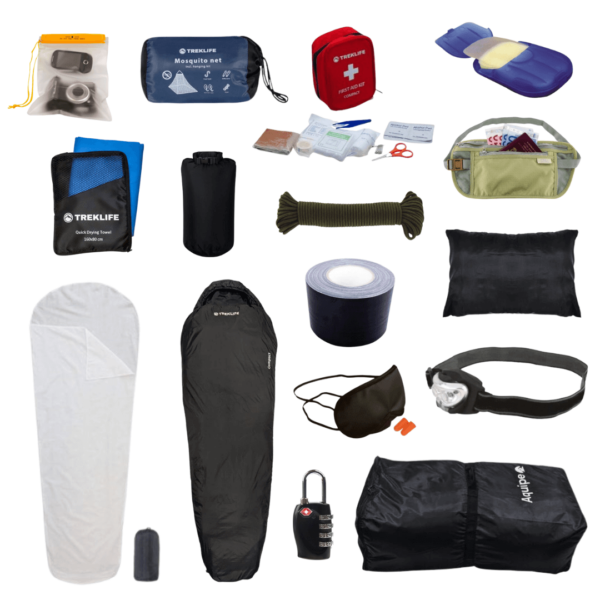 Udstyrspakke til backpacking – Komplet rejsesæt – Daypacks