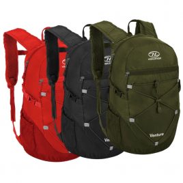 Venture Daypacks - Oliven, Sort, Rød
