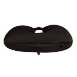 Nakkepude 2-i-1 Fleece & Polyamide til rejser - Sort