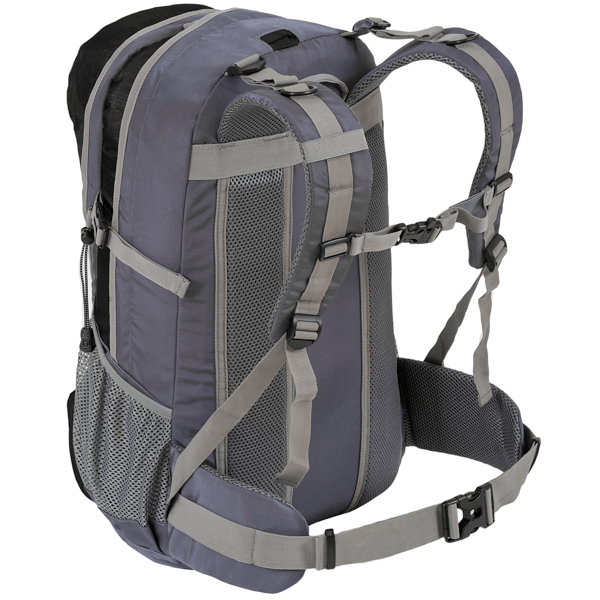 Hiker rygsæk - 40 - Sort - Med hoftebælte - Til rejse og outdoor