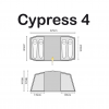 Cypress 4 personers telt fra Highlander