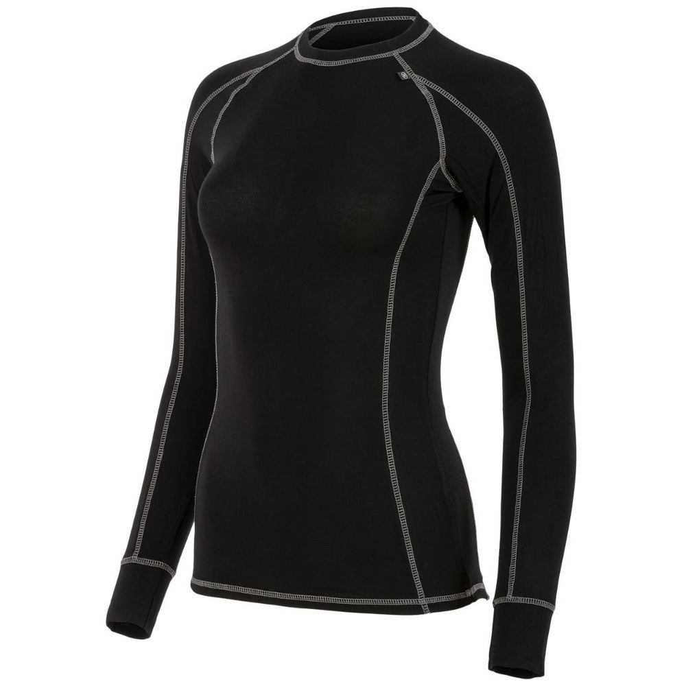 Langærmet bambus base layer til dame fra Highlander