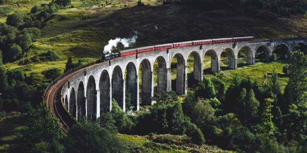 Interrail i Europa - Skotland tog