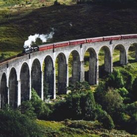 Interrail i Europa - Skotland tog