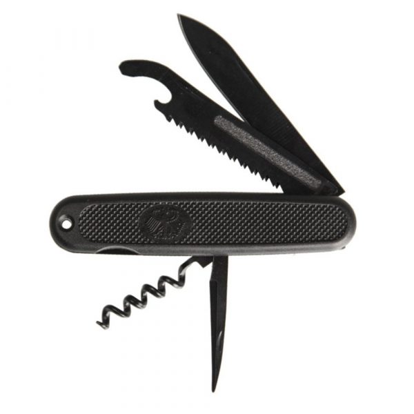 Black German Lommekniv med 6 funktioner – Sort – Knive