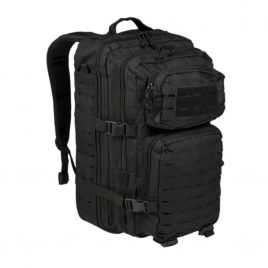 Militær rygsæk - US Black Laser Cut Assault Backpack - 36 liter