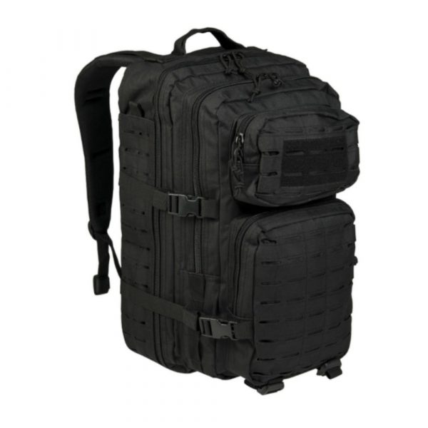 Mil-Tec US Laser Cut Assault Rygsæk 36L - Sort