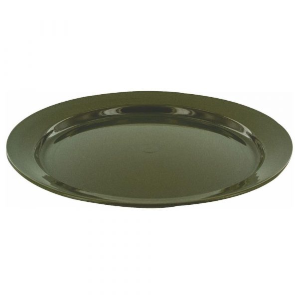 Highlander Tallerken 24 cm Polypropylen – Olivengrøn – Spisegrej