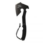 Mil-Tec Black Paracord Axe Stål med hylster - Sort