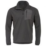 Highlander Hirta Grid Fleece Mid-Layer Trøje - Sort