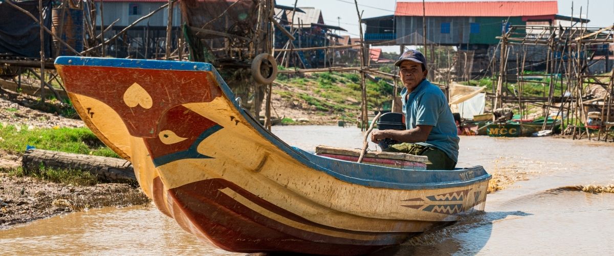 Mekong floden, seværdighed i Cambodia