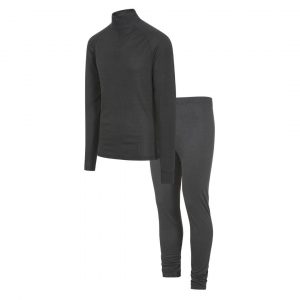 Trespass Unite 360 Baselayer Sæt Unisex - Sort