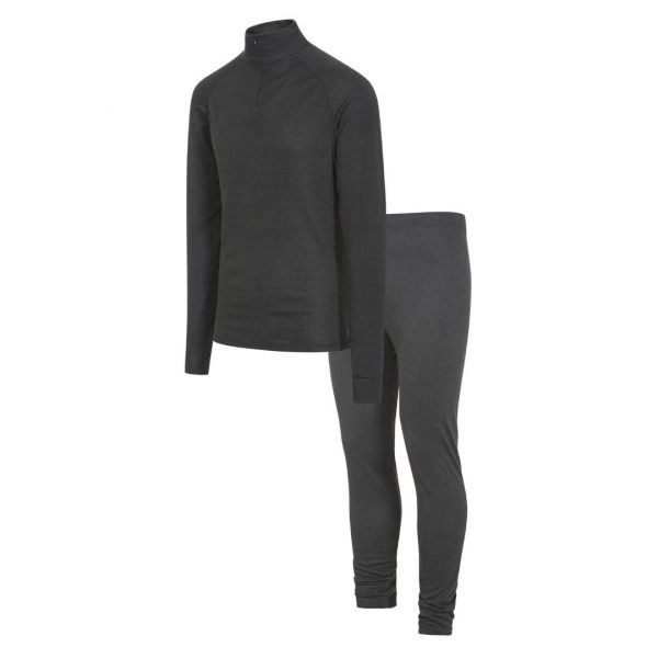 Trespass Unite 360 Baselayer Sæt Unisex – Sort