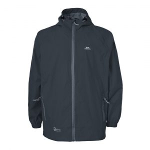 Trespass Qikpac Regnjakke Unisex – Flint Sort