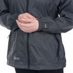 Trespass Qikpac Sammenfoldelig Regnjakke Unisex - Sort