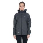 Trespass Qikpac Sammenfoldelig Regnjakke Unisex - Sort