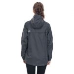 Trespass Qikpac Sammenfoldelig Regnjakke Unisex - Sort