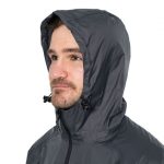 Trespass Qikpac Sammenfoldelig Regnjakke Unisex - Sort