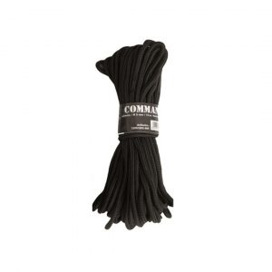 Mil-Tec Reb 15 meter 5 mm - Sort