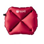 Klymit X Pillow Letvægts Oppustelig Pude - Beige/Rød/Blå