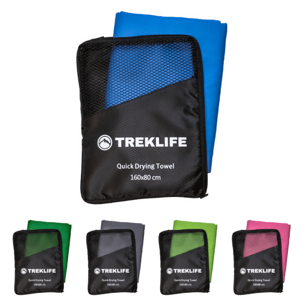 Treklife Microfiber Håndklæde Hurtigtørrende – 160×80 cm – Håndklæder