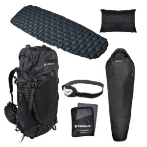 Outdoor Shelter Pakke Essentials - Sovepose, Underlag & Rygsæk