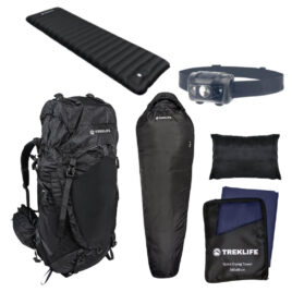 Outdoor/shelter pakke - Essentials - Inkl rygsæk