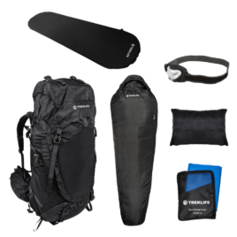 Outdoor/shelter pakke – Essentials – Inkl rygsæk
