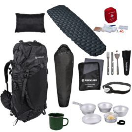 Outdoor/shelter pakke - Pro - Inkl rygsæk