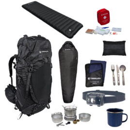 Outdoor/shelter pakke - Pro - Inkl rygsæk