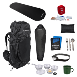 Outdoor/shelter pakke – Pro – Inkl rygsæk