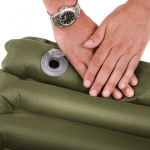 Snugpak Air Mat Luftmadras med Fodpumpe - Grøn