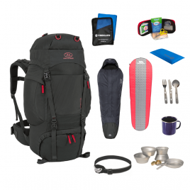 Outdoor/shelter pakke til outdoor turen - Pro inkl. rygsæk