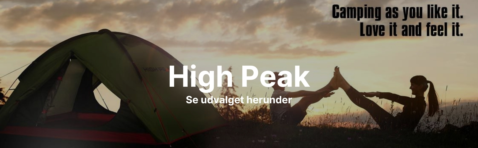 High Peak outdoor banner