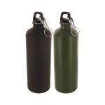 Highlander Drikkeflaske 1 Liter Aluminium - Grøn/Sort