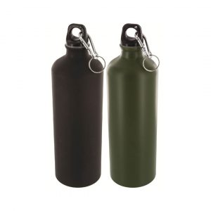 Highlander Drikkeflaske 1 Liter Aluminium - Grøn/Sort