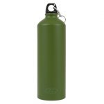 Highlander Drikkeflaske 1 Liter Aluminium - Grøn/Sort