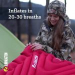 Klymit Insulated Static V Luxe Bred Liggeunderlag - Rød