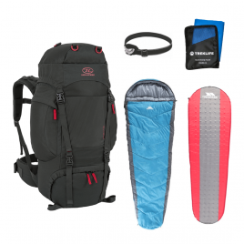 Vandre shelter pakke til outdoor turen - Essentials inkl rygsæk