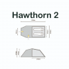 Hawthorn 2 personers telt fra Highlander