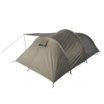 Mil-Tec 3 Personers Camping Telt med Soverum - Grøn