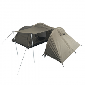 Mil-Tec 3 Personers Camping Telt med Soverum - Grøn