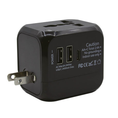Universal rejseadapter inkl. USB