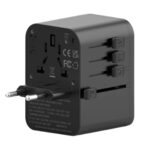 Universal Rejseadapter 4 USB-indgange - Virker i 150+ lande