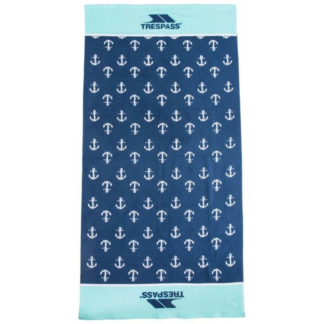 13: Strandhåndklæde - Trespass Hightide - 160x80 cm - Blå