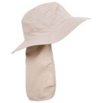 Trespass Bearing Bøllehat UPF40+ med nakkeskygge - Beige