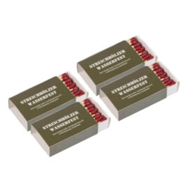 Vandtætte tændstikker – 4 pakker