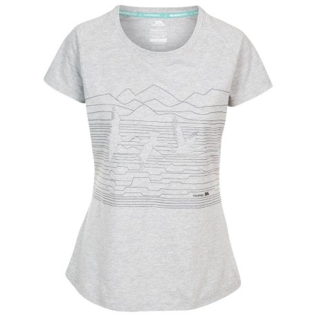 T-shirt til kvinder - Trespass Dunebug - Grå