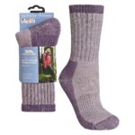 Trespass Springer Vandresokker Dame - Merino Uld - Lilla